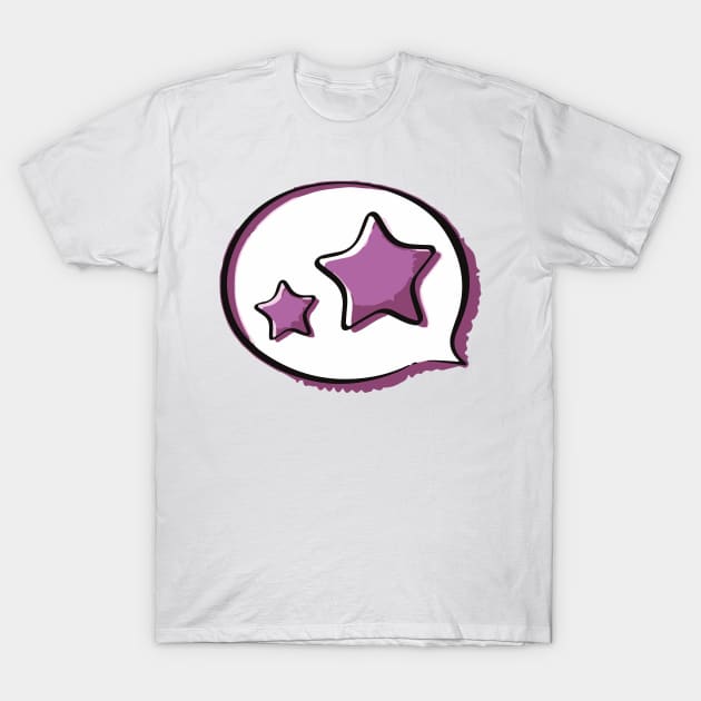 BTS butter star purple T-Shirt by Oricca